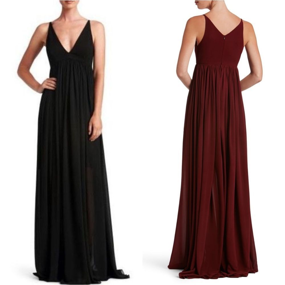 DRESS THE POPULATION Phoebe Chiffon Gown